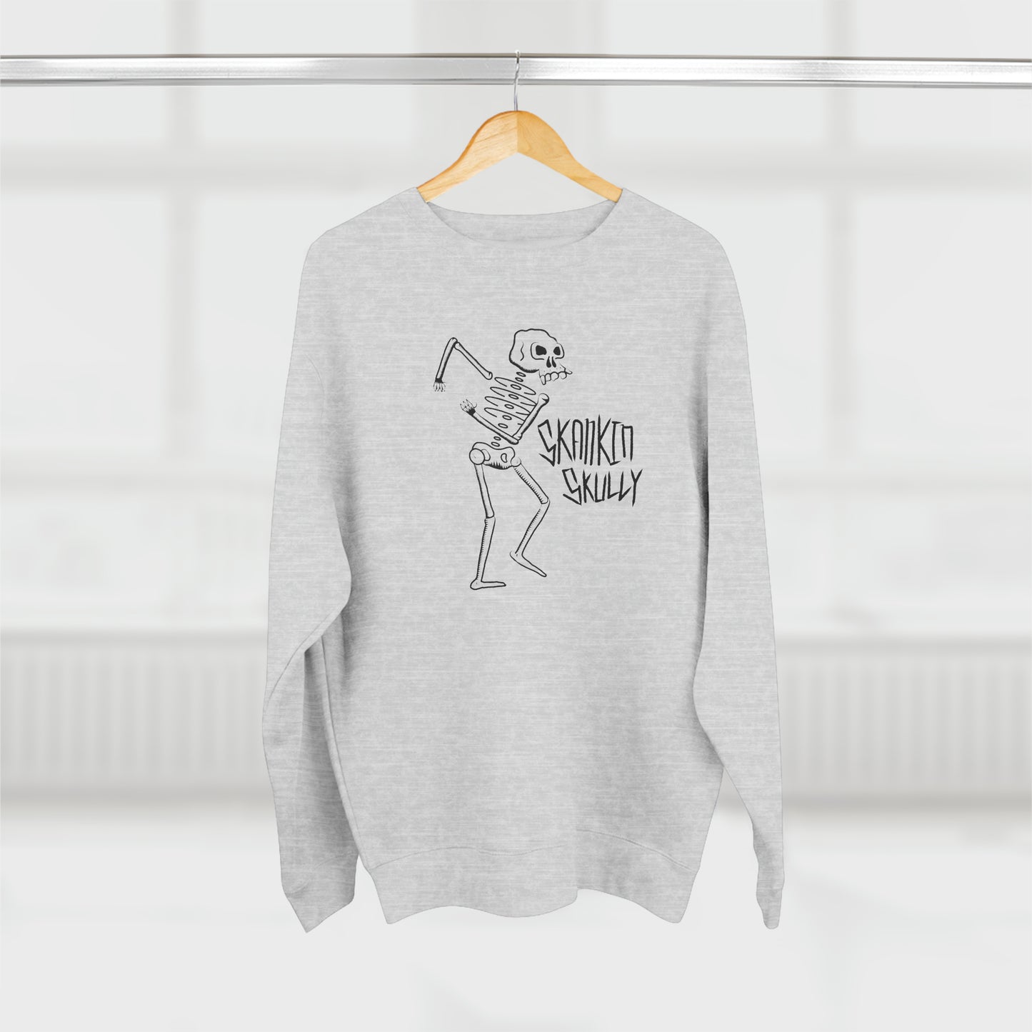 Skankin Skully Premium Crewneck Sweatshirt