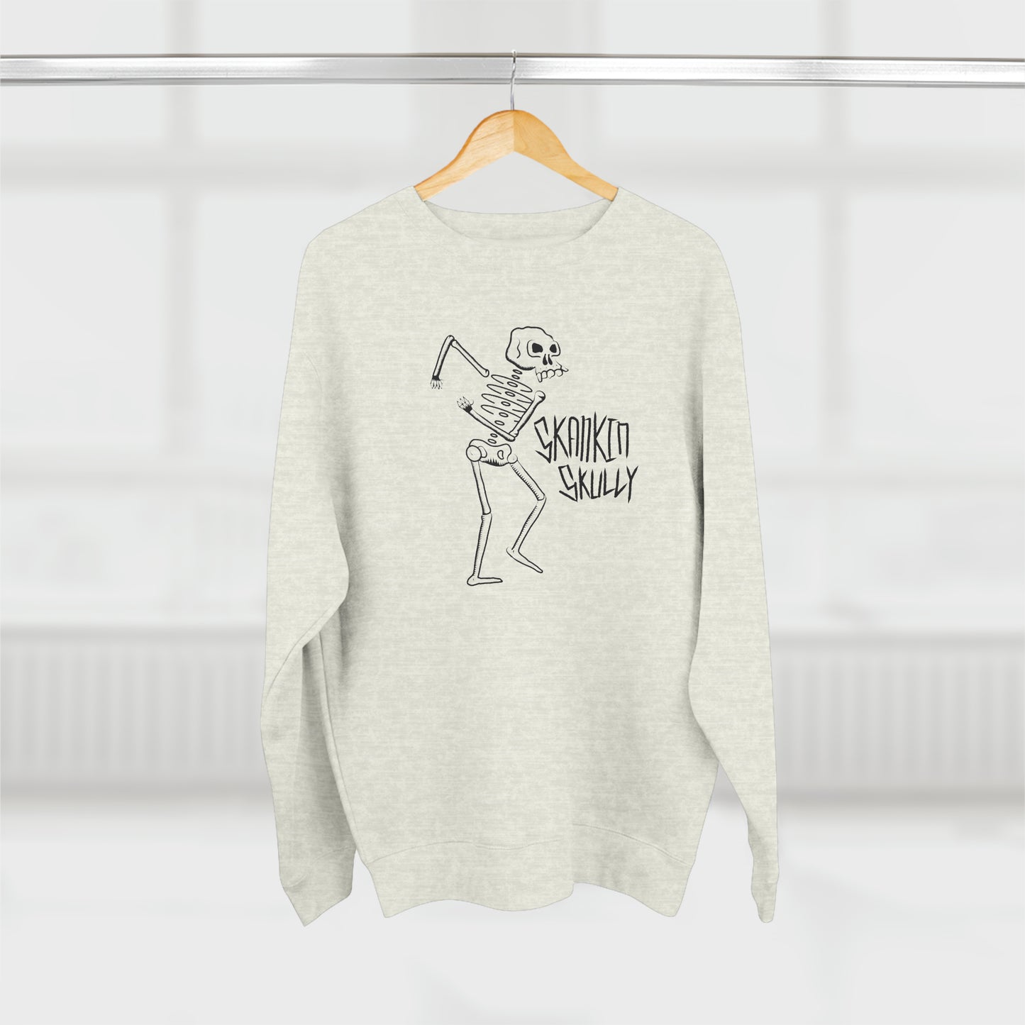 Skankin Skully Premium Crewneck Sweatshirt