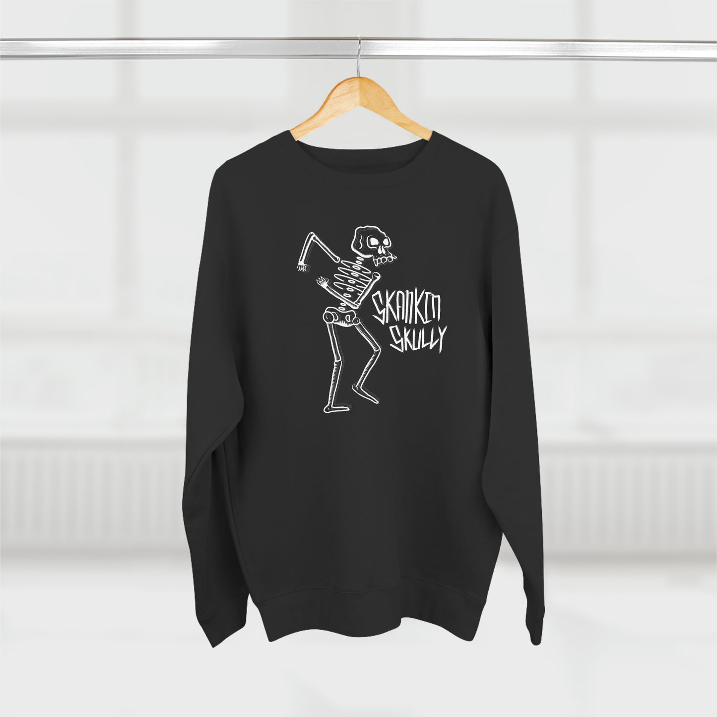 Skankin Skully Premium Crewneck Sweatshirt