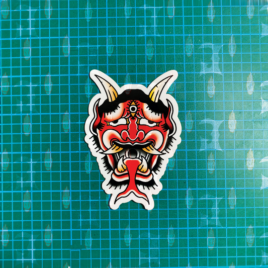 Hannya Vinyl Sticker 3.5"